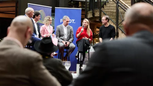 Das Foto zeig Impressionen des MCSC Side Events von metafinanz und Pivot Economics vom 12. Februar 2026.