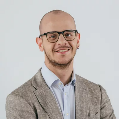 Das Foto zeigt Giulio Bazzoni